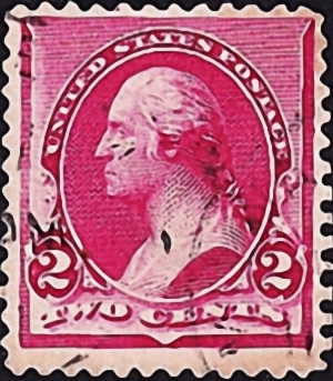 США 1890 год . Джордж Вашингтон (1732-1799), первый президент США. . Каталог 0,65 фунтов . (3)